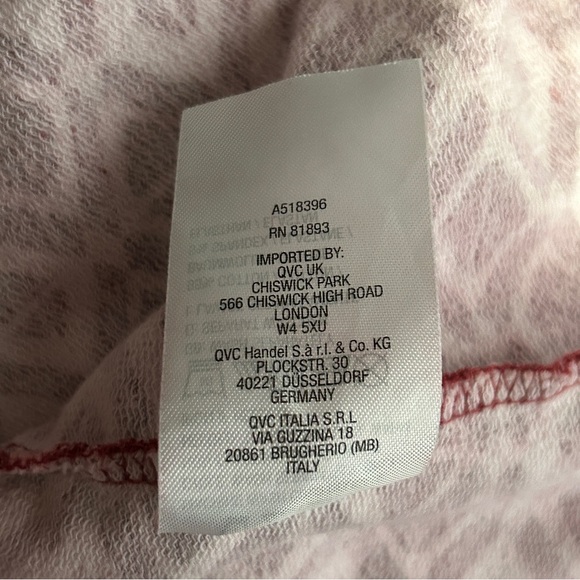 Women's 4X Geometric Printed Top Quarter Zip Pullover Sport Savvy French Terry - Picture 9 of 12